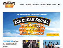 Tablet Screenshot of icecreamsocialbook.com